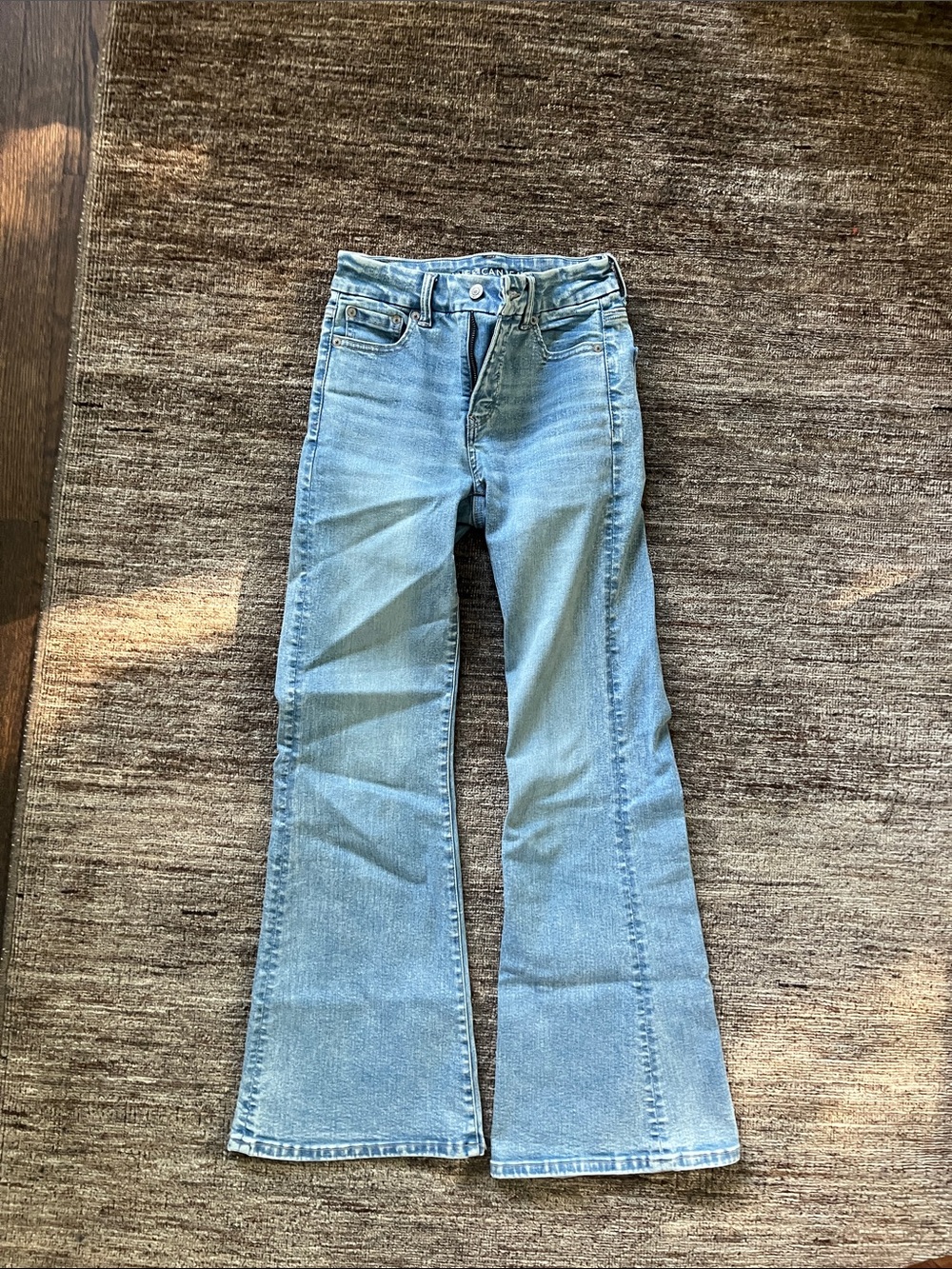 American Eagle Outfitters Light Blue Flare Jeans